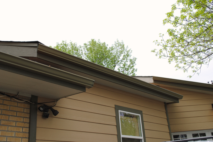 home roof replacement - fascia repair - gutters- downspout- Residential Roofing Company - roof repair - hail damage repair